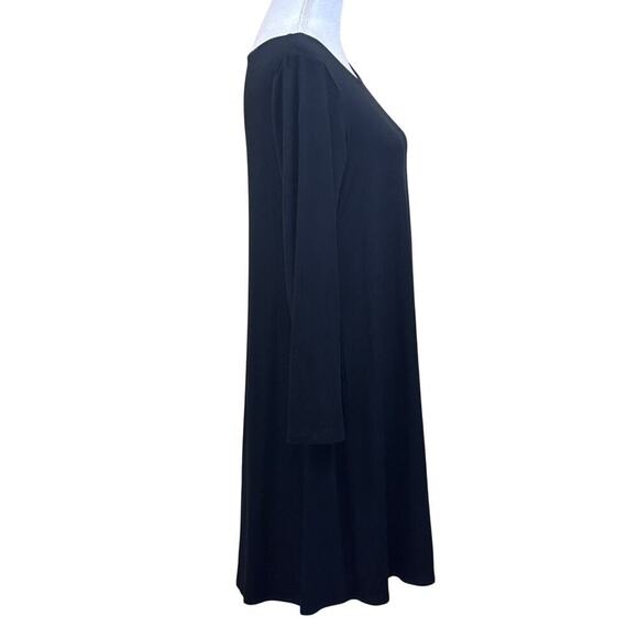 Comfy USA black knit dress, small, comfy, travel, minimalist, staple, essential - Picture 2 of 5